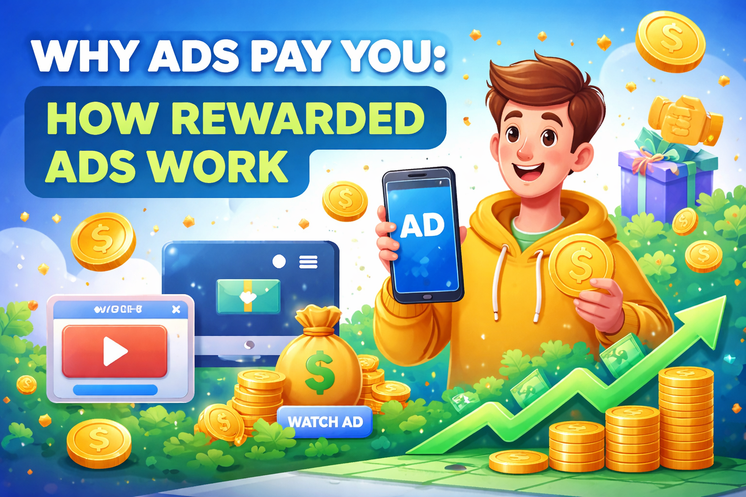 Why Ads Pay You: How Rewarded Ads Actually Work (And Why They’re Not a Scam)